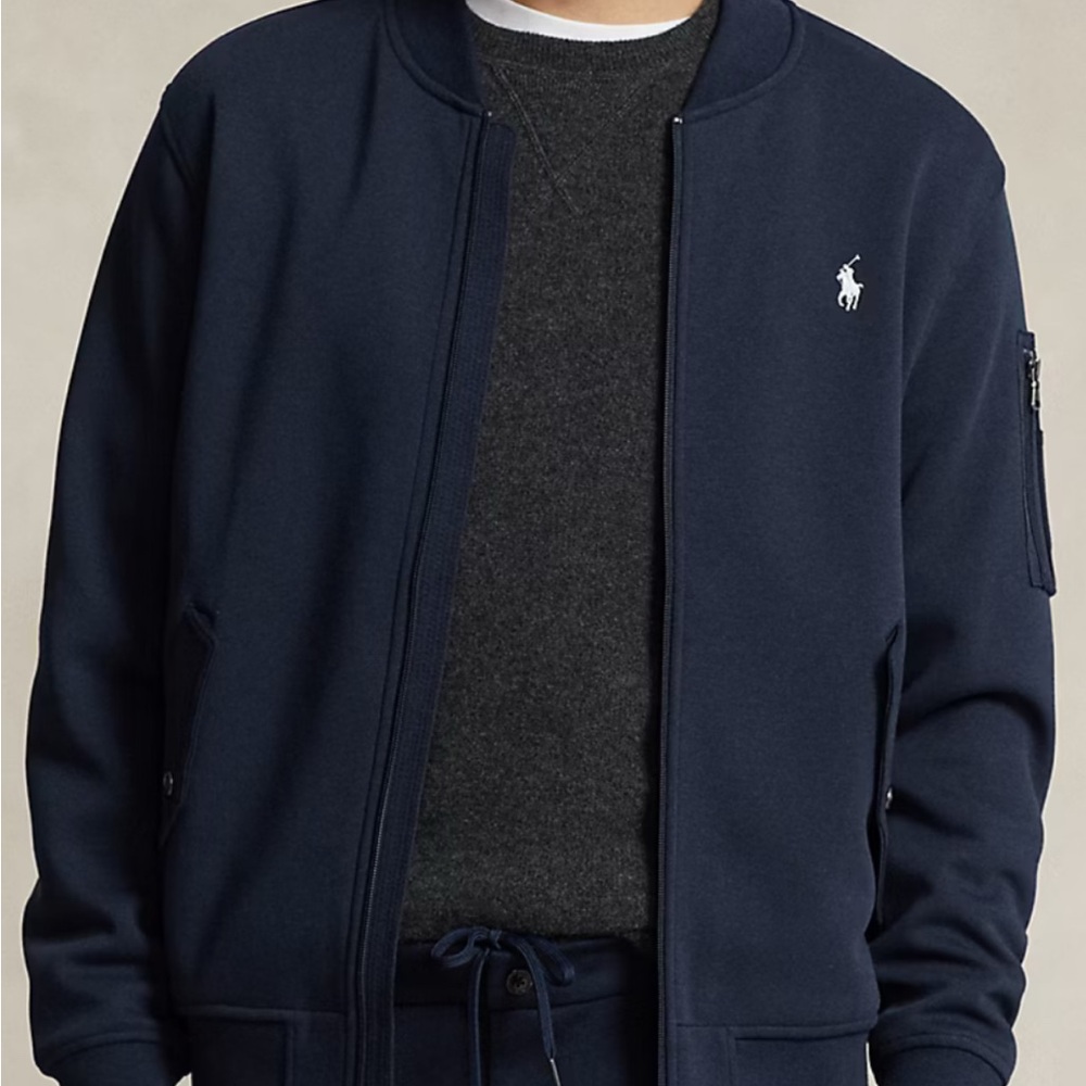 Brand New Aviator Navy Blue Polo by Ralph Lauren Jacket